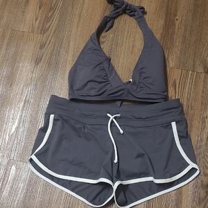 Athleta‎ Light Blue  set Activewear Top for women zise s used good condition.
